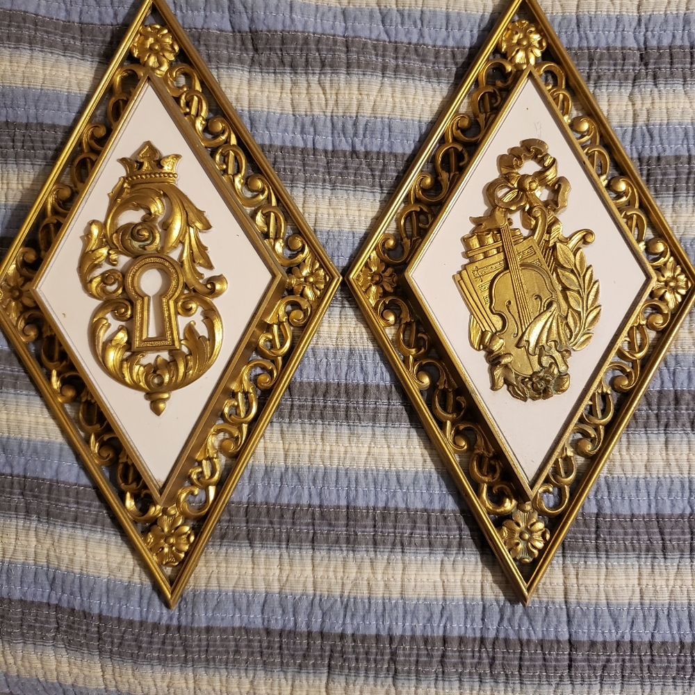 Vintage (1970ish) Styroco Wall Decorations - Picture 3 of 6
